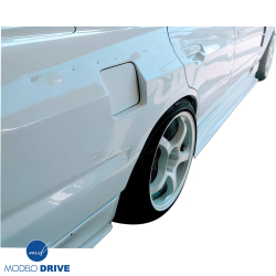 ModeloDrive FRP URA Wide Body Fenders (rear) 4pc > Nissan Skyline (R34) GTT 1999-2004 > 4dr Sedan image - 14