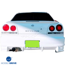ModeloDrive FRP URA Wide Body Fenders (rear) 4pc > Nissan Skyline (R34) GTT 1999-2004 > 4dr Sedan image - 15