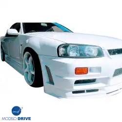 FRP URA Wide Body Fenders (rear) 4pc > Nissan Skyline (R34) GTT 1999-2004 > 4dr Sedan image - 16
