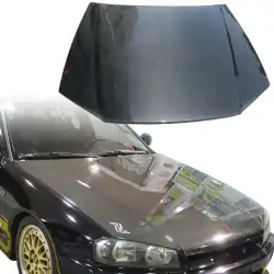 Carbon Fiber OER Hood > Nissan Skyline (R34) GTS 1999-2004 image - 1