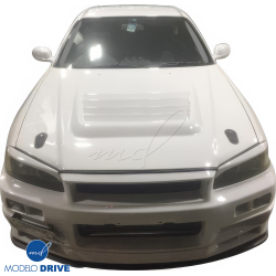 ModeloDrive FRP NISM N1 Hood > Nissan Skyline (R34) GTR 1999-2004 image - 6
