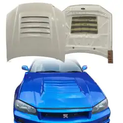 FRP NISM N1 Hood > Nissan Skyline (R34) GTR 1999-2004 image - 1