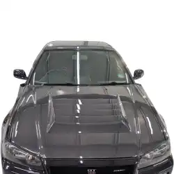 Carbon Fiber NISM N1 Hood > Nissan Skyline (R34) GTR 1999-2004 image - 15