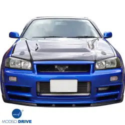 Carbon Fiber NISM N1 Hood > Nissan Skyline (R34) GTR 1999-2004 image - 9