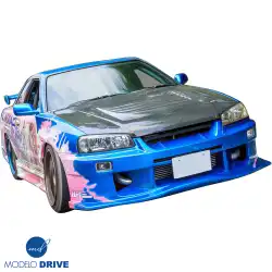 Carbon Fiber NISM N1 Hood > Nissan Skyline (R34) GTR 1999-2004 image - 14