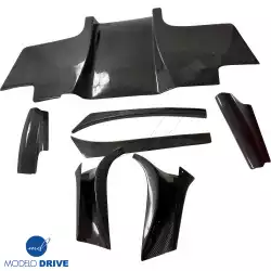 Carbon Fiber TSEC Diffuser 7pc > Toyota Supra (JZA80) 1993-1998 image - 4