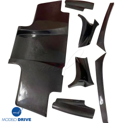 ModeloDrive Carbon Fiber TSEC Diffuser 7pc > Toyota Supra (JZA80) 1993-1998 image - 5
