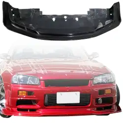 FRP ASEL Front Lip w Undertray > Nissan Skyline (R34) GTR 1999-2004 image - 11