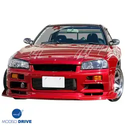 FRP ASEL Front Lip w Undertray > Nissan Skyline (R34) GTR 1999-2004 image - 12