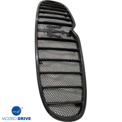 ModeloDrive Carbon Fiber Vertical Grille > Maserati Quattroporte 2005-2008 image - 3
