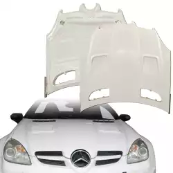 FRP BLK Series Hood > Mercedes-Benz SLK (R171) 2005-2011 image - 12