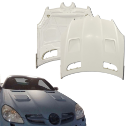 ModeloDrive FRP BLK Series Hood > Mercedes-Benz SLK (R171) 2005-2011 image - 1