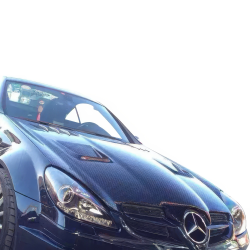 ModeloDrive Carbon Fiber BLK Series Hood > Mercedes-Benz SLK (R171) 2005-2011 image - 1