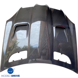 ModeloDrive Carbon Fiber BLK Series Hood > Mercedes-Benz SLK (R171) 2005-2011 image - 2