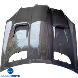 Carbon Fiber BLK Series Hood > Mercedes-Benz SLK (R171) 2005-2011 image - 2