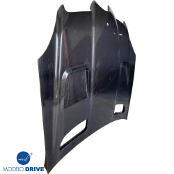 ModeloDrive Carbon Fiber BLK Series Hood > Mercedes-Benz SLK (R171) 2005-2011 image - 4