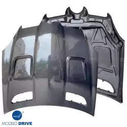 Carbon Fiber BLK Series Hood > Mercedes-Benz SLK (R171) 2005-2011 image - 7