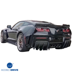 ModeloDrive FRP Dual Diffusers 2pc > Chevrolet Corvette (C7) 2014-2019 image - 2