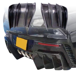 ModeloDrive Carbon Fiber Dual Diffusers 2pc > Chevrolet Corvette (C7) 2014-2019 image - 9