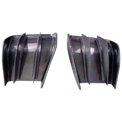 ModeloDrive Carbon Fiber Dual Diffusers 2pc > Chevrolet Corvette (C7) 2014-2019 image - 1