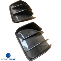 ModeloDrive Carbon Fiber Dual Diffusers 2pc > Chevrolet Corvette (C7) 2014-2019 image - 2
