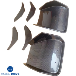 ModeloDrive Carbon Fiber Dual Diffusers 2pc > Chevrolet Corvette (C7) 2014-2019 image - 4