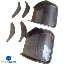 Carbon Fiber Dual Diffusers 2pc > Chevrolet Corvette (C7) 2014-2019 image - 4