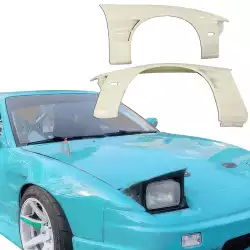 FRP BSPO Wide Body 30mm Fenders (front) > Nissan 240SX 1989-1994 > 2/3dr image - 1
