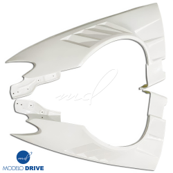 ModeloDrive FRP DMA RS Wide Body XL 75mm Fenders (front) > Nissan Silvia (S15) 1999-2002 image - 4