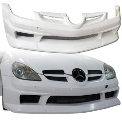 ModeloDrive FRP BLK Series Wide Body Front Bumper > Mercedes-Benz SLK (R171) 2005-2011 image - 17