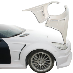 ModeloDrive FRP BLK Series Wide Body Fenders (front) > Mercedes-Benz SLK (R171) 2005-2011 image - 13