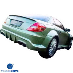 ModeloDrive FRP BLK Series Wide Body Rear Bumper > Mercedes-Benz SLK (R171) 2005-2011 image - 2