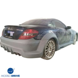 ModeloDrive FRP BLK Series Wide Body Rear Bumper > Mercedes-Benz SLK (R171) 2005-2011 image - 4