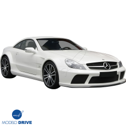 ModeloDrive Carbon Fiber BLK Series Front Splitter > Mercedes-Benz SL (R230) 2003-2012 image - 3