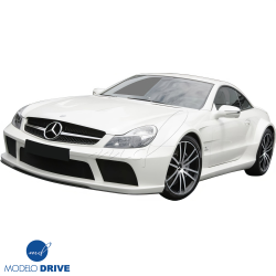 ModeloDrive Carbon Fiber BLK Series Front Splitter > Mercedes-Benz SL (R230) 2003-2012 image - 4