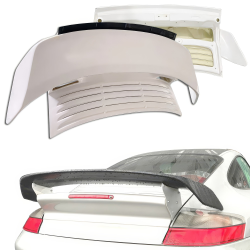 ModeloDrive FRP TART GT Turbo-only Engine Lid Trunk w Wing w Flap > Porsche 911 (996) 1999-2001 image - 23