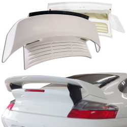 ModeloDrive FRP TART GT Turbo-only Engine Lid Trunk w Wing w Flap > Porsche 911 (996) 1999-2001 image - 1
