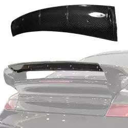 Carbon Fiber TART GT Turbo-only Engine Lid Trunk w Wing w Flap > Porsche 911 (996) 1999-2001 image - 3