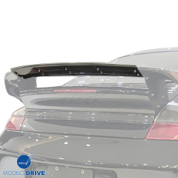 ModeloDrive Carbon Fiber TART GT Turbo-only Engine Lid Trunk w Wing w Flap > Porsche 911 (996) 1999-2001 image - 4