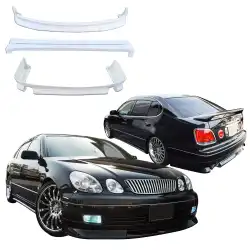 FRP WAL SPOR Body Kit 4pc > Lexus GS300 1998-2005 image - 1