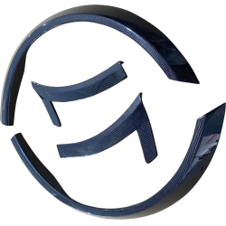 ModeloDrive Carbon Fiber GT3 RS Fender Flares (front) 4pc > Porsche 911 (997) 2005-2012 image - 1