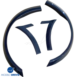 ModeloDrive Carbon Fiber GT3 RS Fender Flares (front) 4pc > Porsche 911 (997) 2005-2012 image - 3