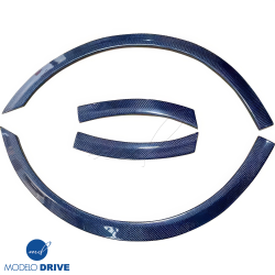 ModeloDrive Carbon Fiber GT3 RS Fender Flares (front) 4pc > Porsche 911 (997) 2005-2012 image - 6