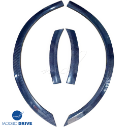 ModeloDrive Carbon Fiber GT3 RS Fender Flares (front) 4pc > Porsche 911 (997) 2005-2012 image - 10