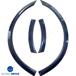 ModeloDrive Carbon Fiber GT3 RS Fender Flares (front) 4pc > Porsche 911 (997) 2005-2012 image - 11