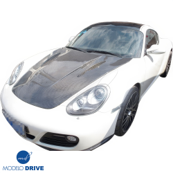 ModeloDrive Carbon Fiber MDES Hood Frunk (front) > Porsche Cayman (987) 2006-2012 image - 23