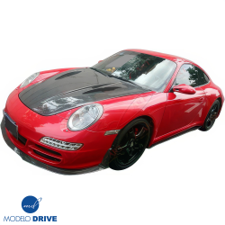 ModeloDrive Carbon Fiber MDES Hood Frunk (front) > Porsche Cayman (987) 2006-2012 image - 6
