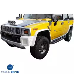 FRP BNW Front Bumper Spat Add-ons > Hummer H2 2003-2009 image - 10