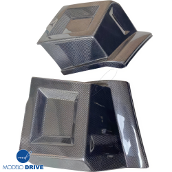 ModeloDrive Carbon Fiber BNW Front Bumper Spat Add-ons > Hummer H2 2003-2009 image - 3