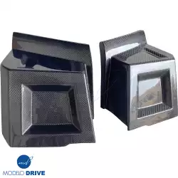 Carbon Fiber BNW Front Bumper Spat Add-ons > Hummer H2 2003-2009 image - 4